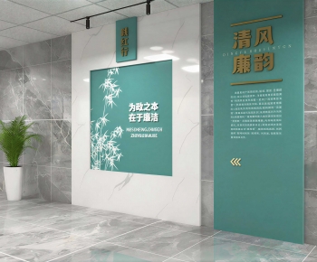 Modern Exhibition Hall-ID:348310588