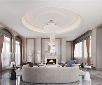 European Style A Living Room-ID:498795994