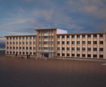 Modern Appearance Of Commercial Building-ID:820678002