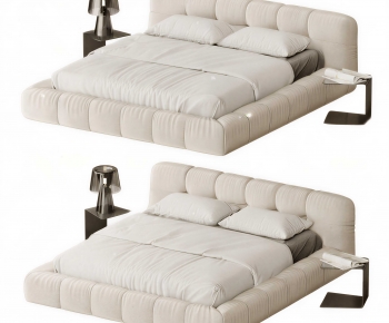 Modern Double Bed-ID:841240935