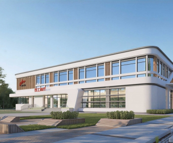 Modern Appearance Of Commercial Building-ID:951108936