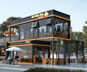 Modern Appearance Of Commercial Building-ID:938853984