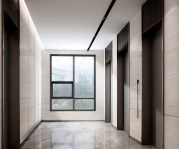 Modern Office Elevator Hall-ID:311311968