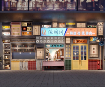 Modern Facade Element-ID:854148938