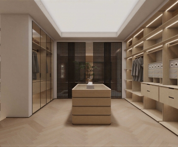 Modern Clothes Storage Area-ID:611020091