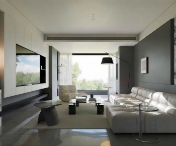 Modern A Living Room-ID:877197986