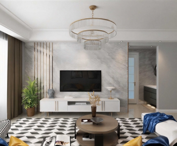 Modern A Living Room-ID:956551078