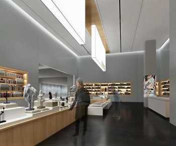 Modern Exhibition Hall-ID:685670443