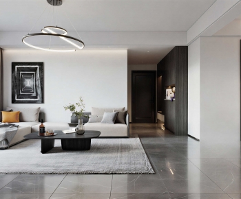 Modern A Living Room-ID:449203015