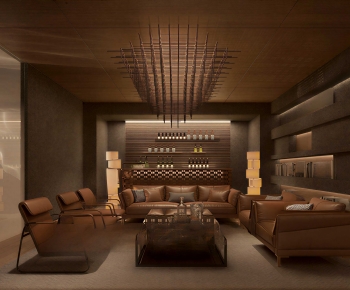 Modern A Living Room-ID:485867024