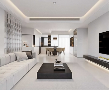 Modern A Living Room-ID:734330891