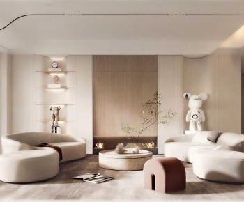 Modern A Living Room-ID:155756006