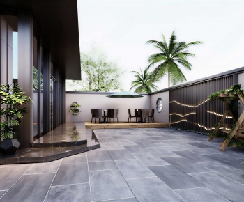 Modern Courtyard/landscape-ID:387424953