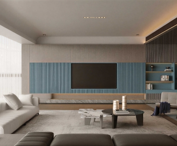 Modern A Living Room-ID:790612949