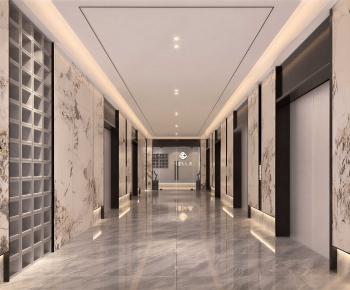 Modern Corridor/elevator Hall-ID:269407037