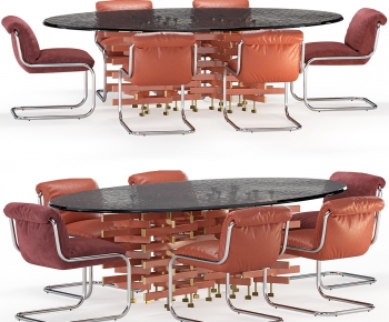 Modern Dining Table And Chairs-ID:657078032
