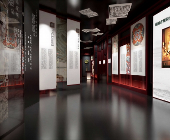 New Chinese Style Exhibition Hall-ID:687720061