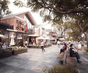 Modern Commercial Street-ID:592168094