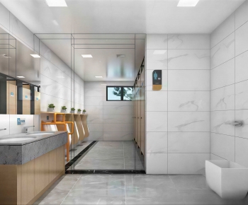 Modern Public Toilet-ID:761720909