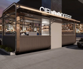 Modern Facade Element-ID:529369121