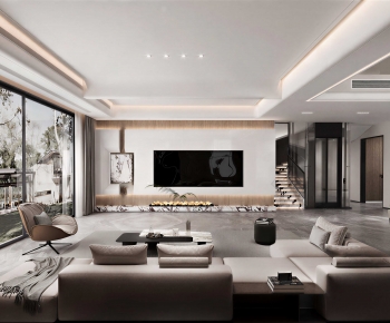 Modern A Living Room-ID:349586967