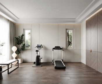 Modern Home Fitness Room-ID:539140947