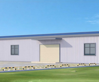 Modern Industrial Building-ID:665877103