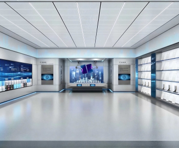 Modern Exhibition Hall-ID:515862948