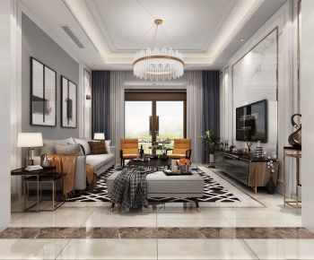 Modern A Living Room-ID:193588978