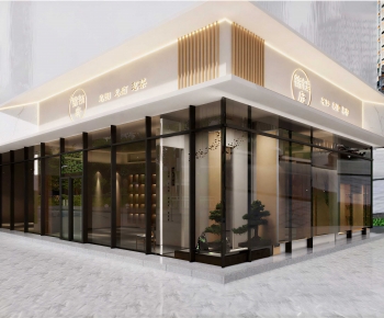 New Chinese Style Facade Element-ID:270766025