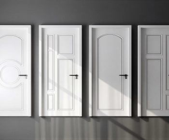 Simple European Style Single Door-ID:107769011