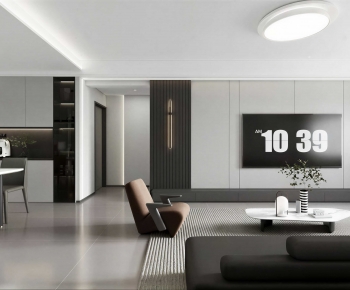 Modern A Living Room-ID:590351103