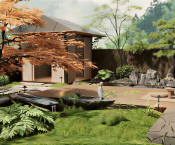 Modern Courtyard/landscape-ID:582398891