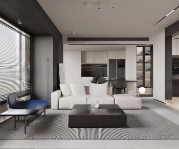 Modern A Living Room-ID:488488911