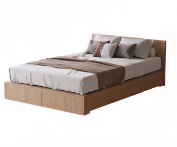 Modern Double Bed-ID:478827951