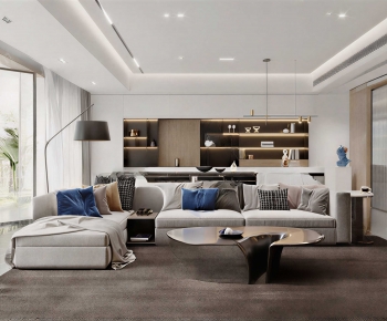 Modern A Living Room-ID:964412933