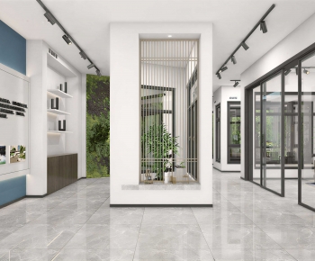 Modern Exhibition Hall-ID:833182106