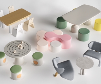 Modern Children's Table/chair-ID:229880846