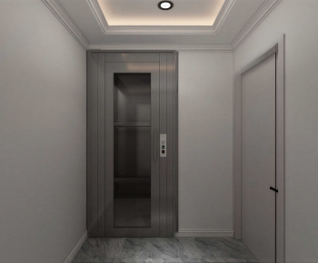 Modern Office Elevator Hall-ID:632730968