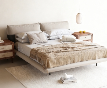 Modern Double Bed-ID:588337908