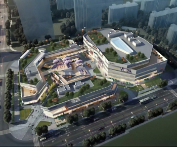 Modern Architectural Bird's-eye View Planning-ID:912302021