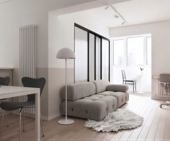 Modern A Living Room-ID:296758894
