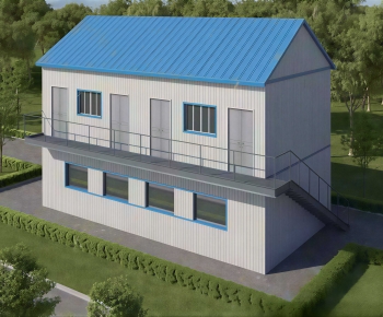 Modern Industrial Building-ID:165849924