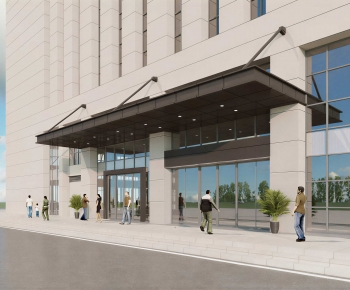 Modern Facade Element-ID:696002017