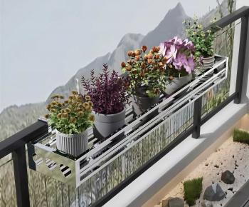 Modern Potted Green Plant-ID:476226092