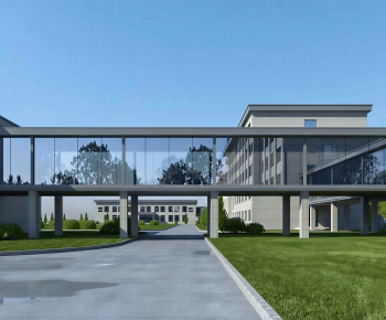 Modern Appearance Of Commercial Building-ID:733180097