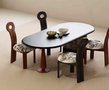 French Style Dining Table And Chairs-ID:140120031