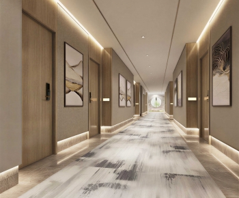 New Chinese Style Corridor-ID:746047979