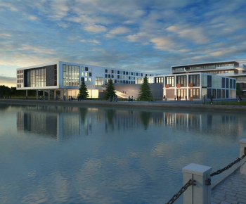 Modern Appearance Of Commercial Building-ID:864490032