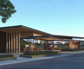Modern Appearance Of Commercial Building-ID:658358102